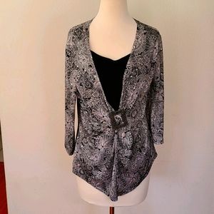 Dressbarn, shinny blouse